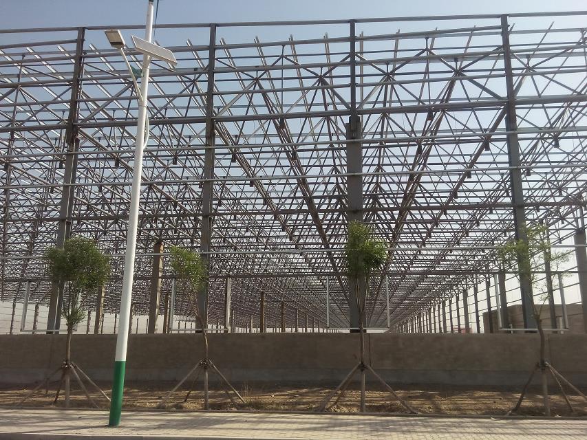 普陀汽车工业厂房网架